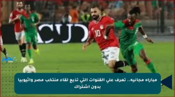 مباراة مجانية.. تعرف على القنوات التي تذيع لقاء منتخب مصر وإثيوبيا بدون اشتراك